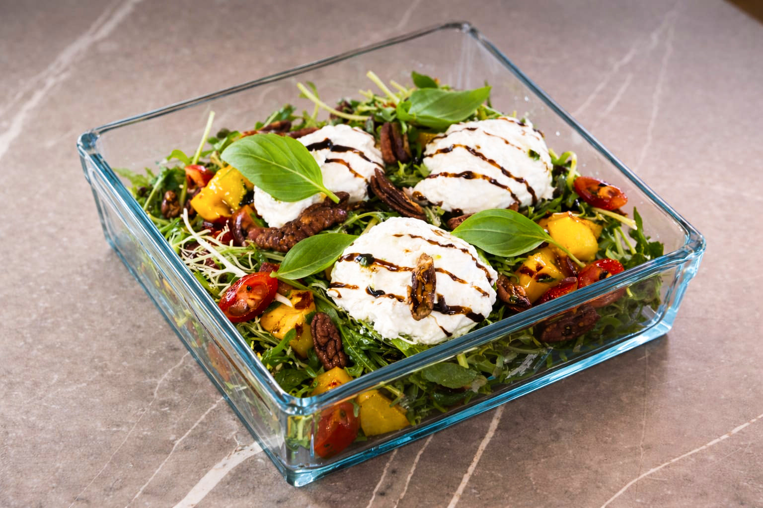 BURRATA PEACH SALAD