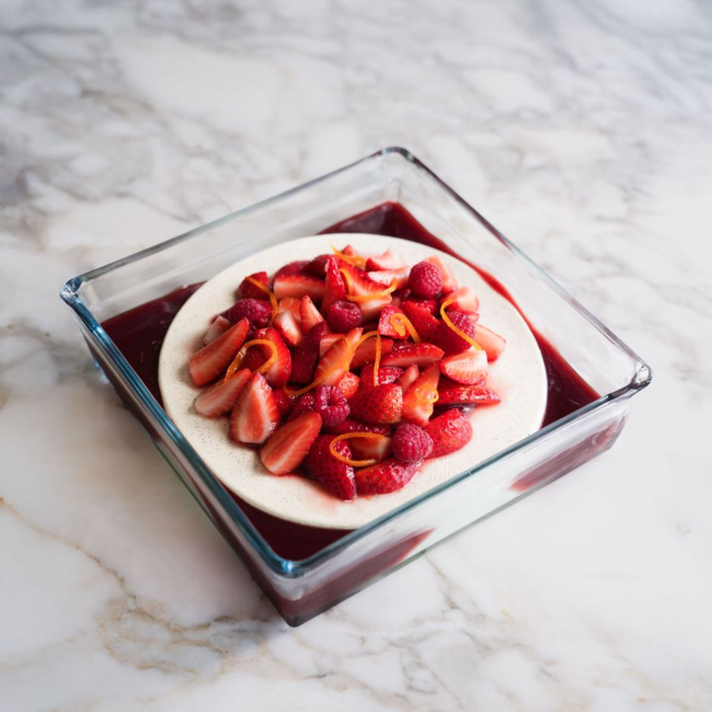 STRAWBERRY PANNA COTTA