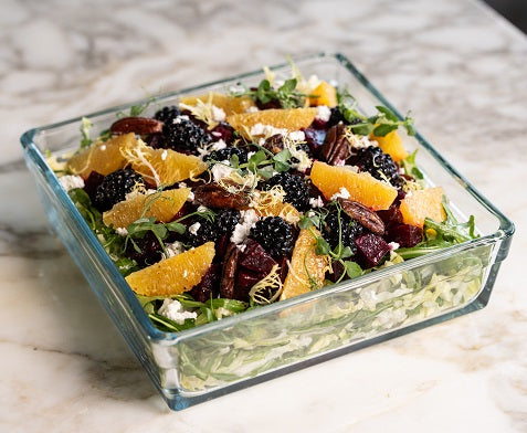 Kale & Grilled Chicken Salad with Peach