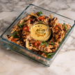 Chicken Skewers with Roasted Pepper Dip