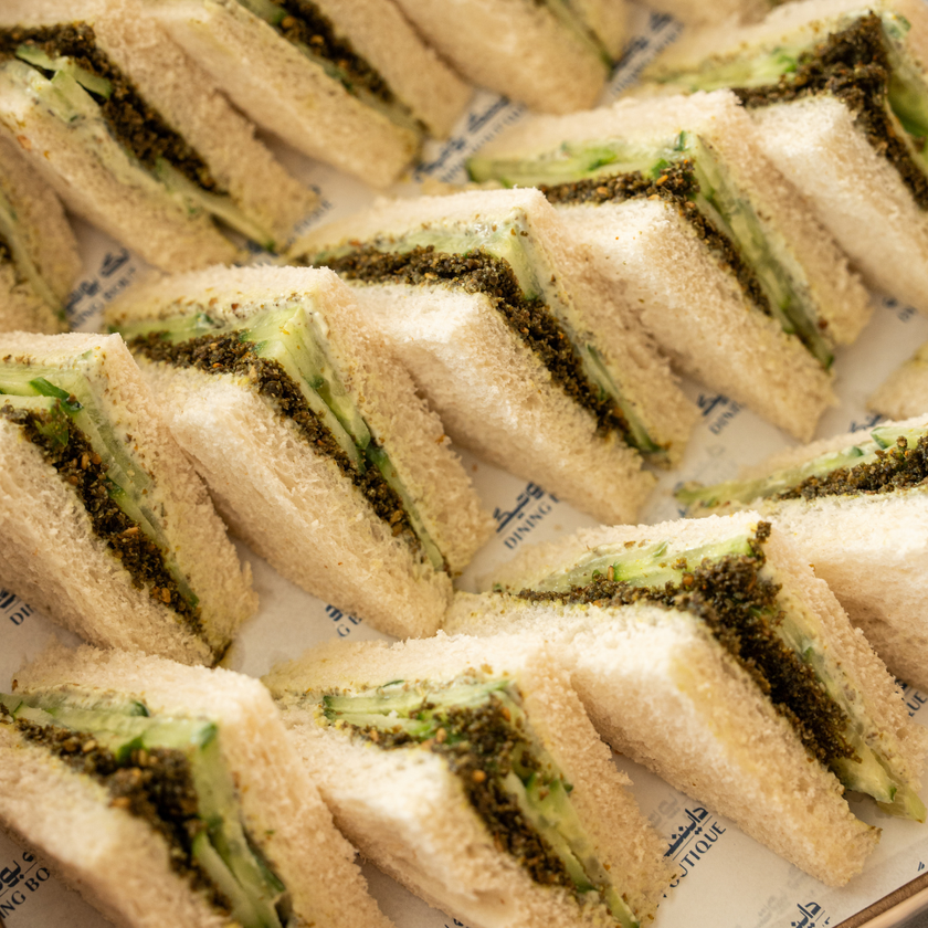 Cucumber & Zatar Labneh Sando (Veg)