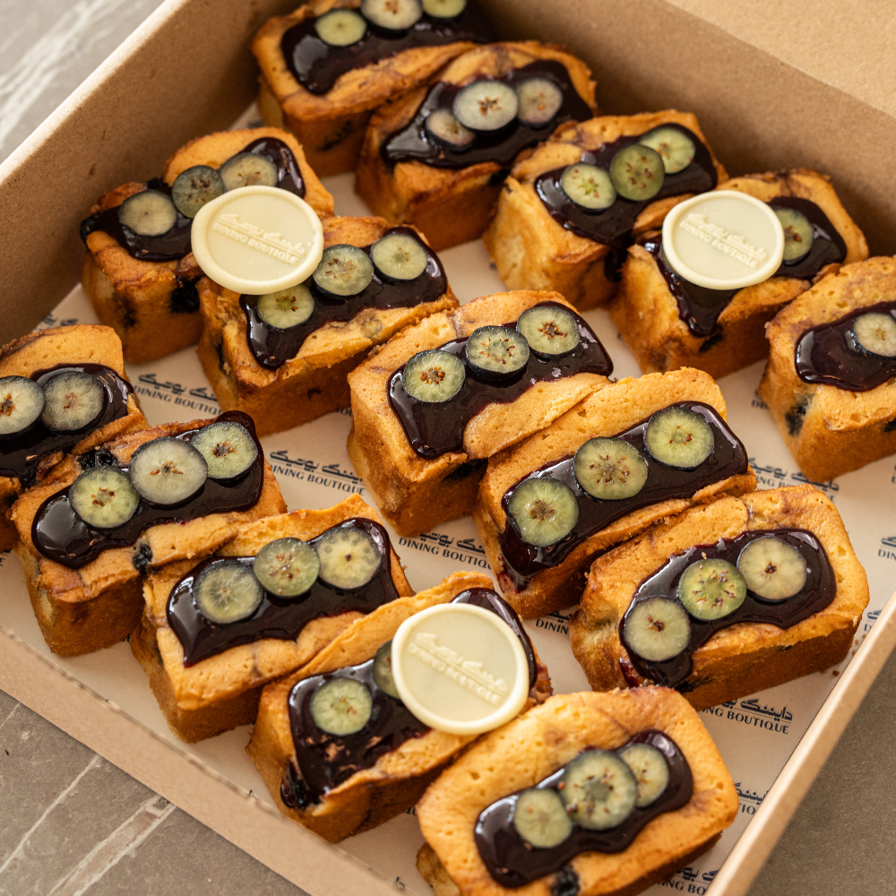Mini Blueberry Loaf Cake