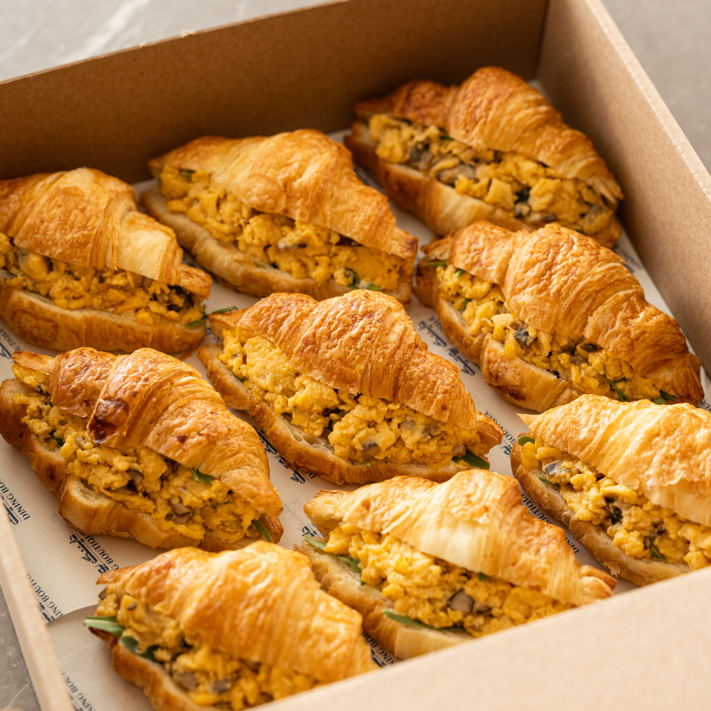Scrambled Egg Mushroom Croissant